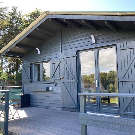 Scorfel Lodge, Northwood, Bain Nordique, Terrasse 트레가스텔 외부 사진
