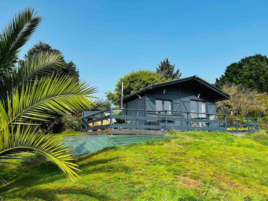 Scorfel Lodge, Northwood, Bain Nordique, Terrasse 트레가스텔 외부 사진